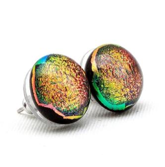 Dichroic Glass Earrings